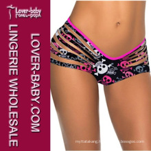 Lady Beachwear Skull Bikini Swim Wear Thong (L91290-3)